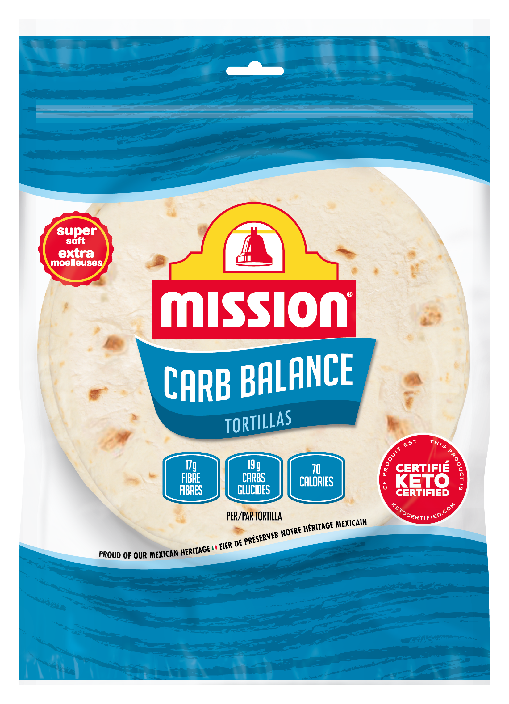 Large Super Soft Carb Balance Tortillas